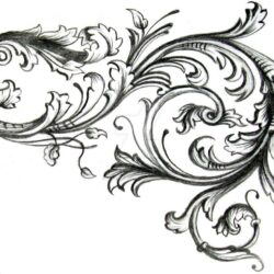 Filigree Drawing Art