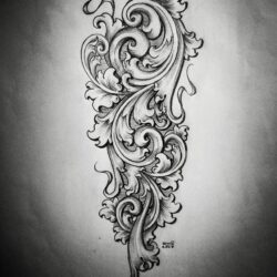 Filigree Drawing Artistic Sketching