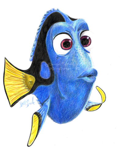 Finding Nemo, Adventure, Underwater, Family, Friendship Drawing