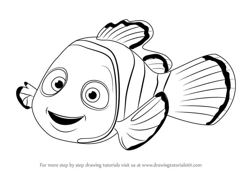 Finding Nemo Drawing Amazing Sketch