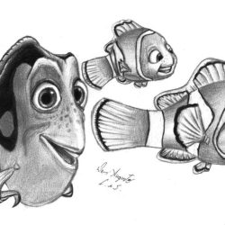 Finding Nemo Drawing Modern Sketch