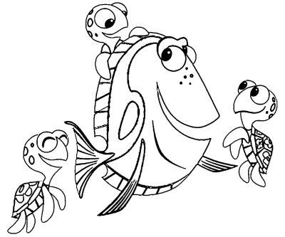 Finding Nemo, Ocean, Family, Friendship, Adventure Drawing