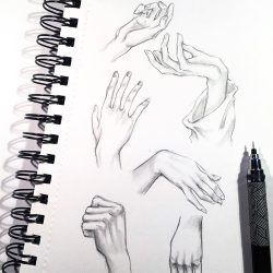 Fingers Drawing Modern Sketch