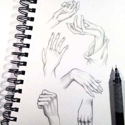 Fingers, Touch, Movement, Grip, Dexterity Drawing