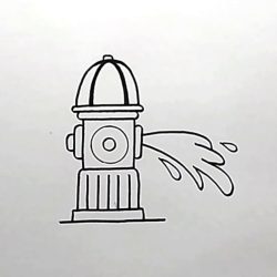 Fire Hydrant Drawing