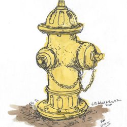 Fire Hydrant Drawing Stunning Sketch