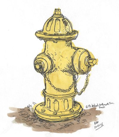 Fire Hydrant, Public Safety, Emergency Access, Urban Infrastructure, Water Supply Drawing