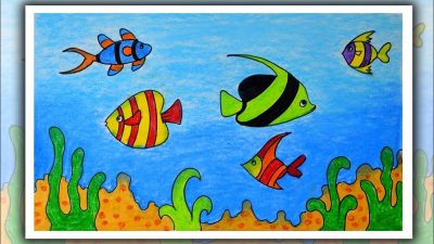 Fish, Swim, Aquatic, Marine, Scales Drawing