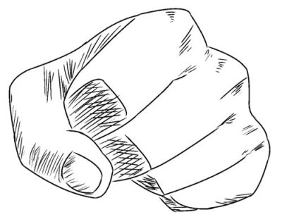 Fist, Strength, Impact, Control, Power Drawing