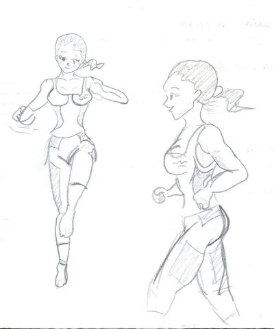 Fitness, Health, Strength, Wellness, Endurance Drawing