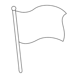 Flag Drawing Fine Art