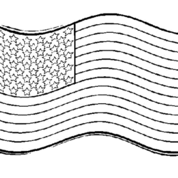 Flag Drawing Hand Drawn