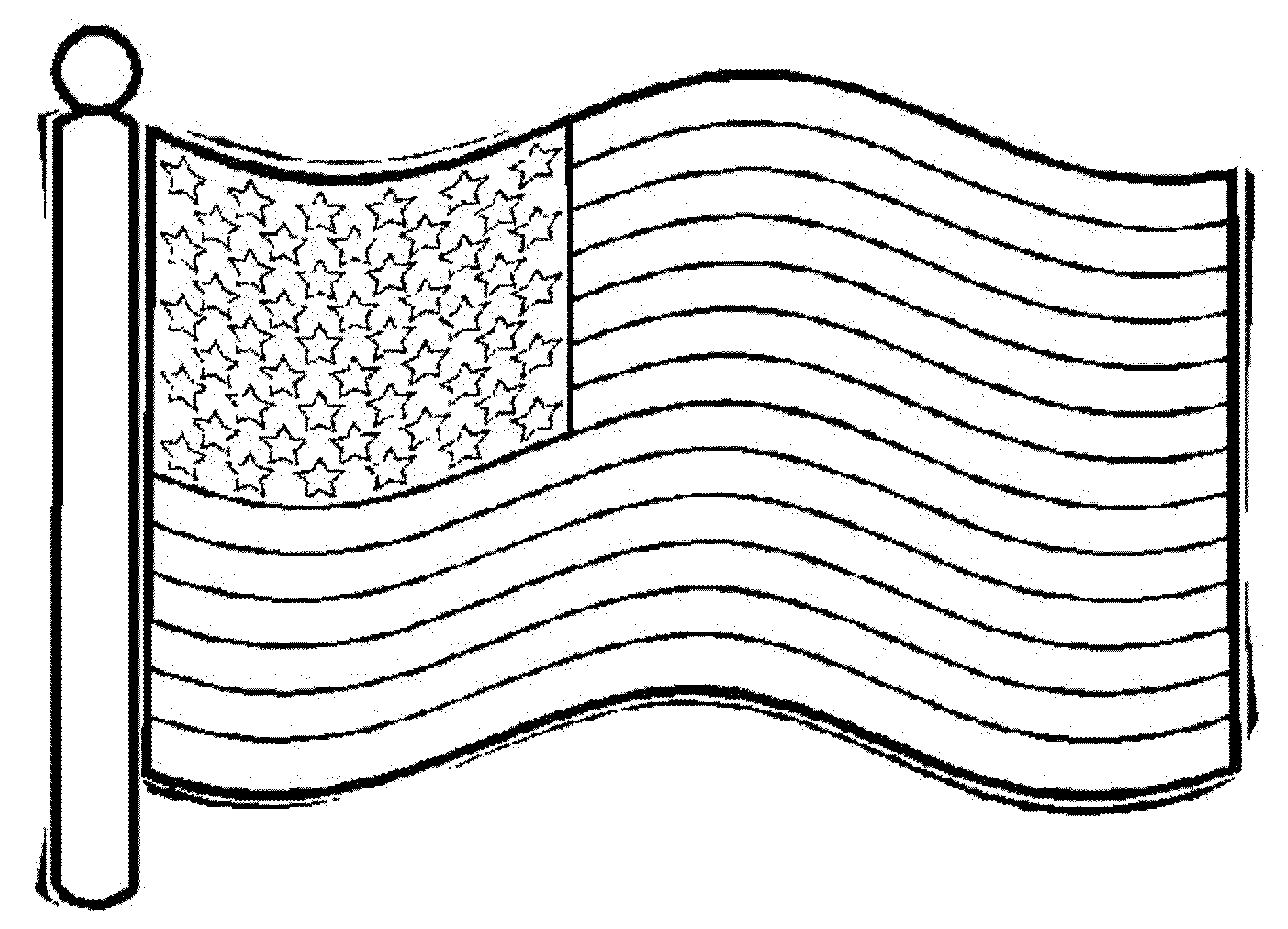 Flag Drawing Hand Drawn
