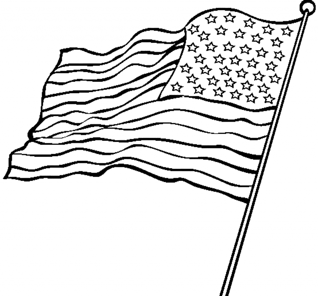 Flag Drawing Intricate Artwork