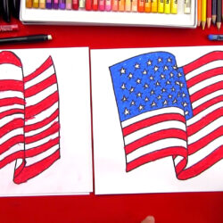 Flag Drawing Professional Artwork