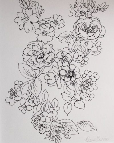 Floral, Arrangements, Designs, Patterns, Aesthetics Drawing