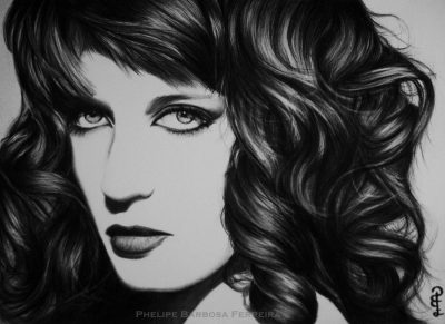 Florence Welch, Enigmatic Performer, Ethereal Voice, Lyrical Depth, Indie Pop Drawing