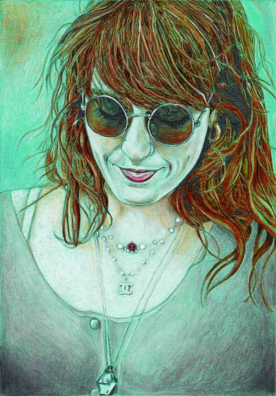 Florence Welch, Singer, Songwriter, Icon, Performer Drawing