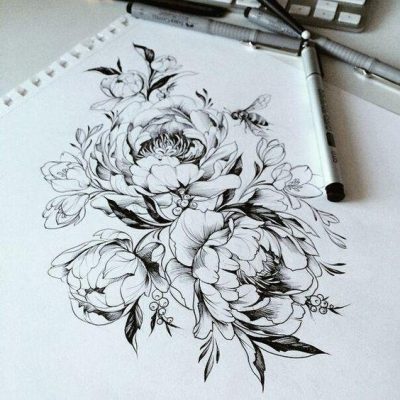 Floral, Arrangements, Designs, Patterns, Aesthetics Drawing