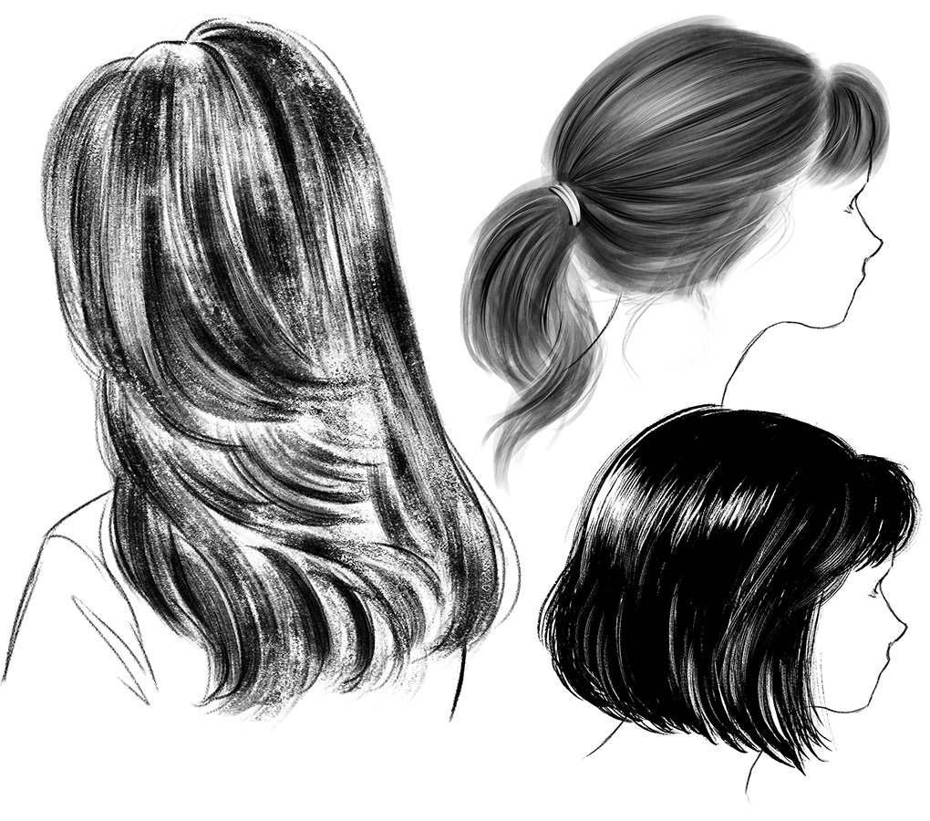 How to Draw Fluffy Hair Step by Step Guide Drawing All