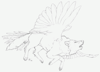 Fly, Ascend, Soar, Glide, Hover Drawing