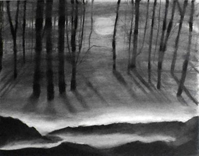 Fog, Veil, Mystery, Silence, Enigma Drawing