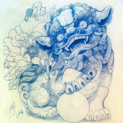 Foo Dog, Symbolism, Tradition, Sculpture, Guardian Drawing