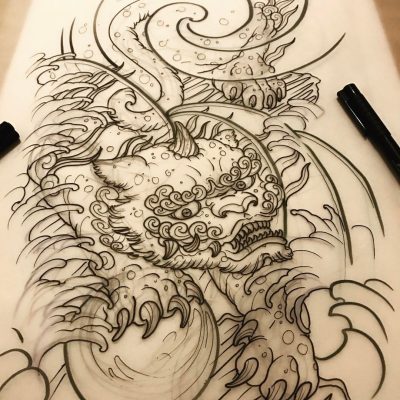 Foo Dog, Guardian, Symbolism, Culture, Statues Drawing