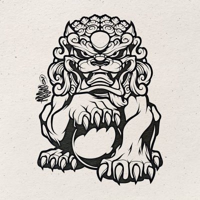 Foo Dog, Symbolism, Tradition, Sculpture, Guardian Drawing