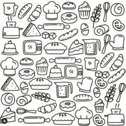 Food Drawing Artistic Sketching