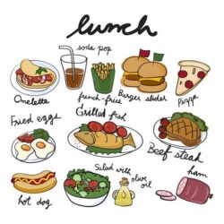 Food Drawing Image