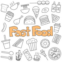 Food Drawing Photo