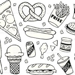 Food Drawing Picture