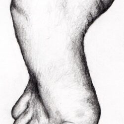 Foot Drawing Creative Style