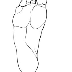 Foot Drawing Picture