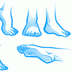 Foot Drawing Professional Artwork