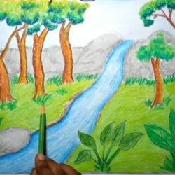 Forest Drawing Professional Artwork