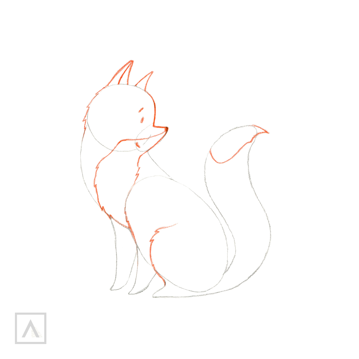 Fox Drawing Artistic Sketching