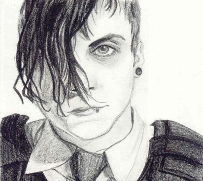 Frank Iero, Songwriter, Guitarist, Singer, Musician Drawing