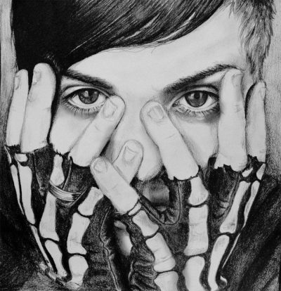 Frank Iero, Musician, Guitarist, Punk Rock, My Chemical Romance Drawing