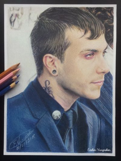 Frank Iero, Songwriter, Emo, Musician, Guitarist Drawing