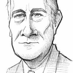 Franklin D Roosevelt Drawing Creative Style