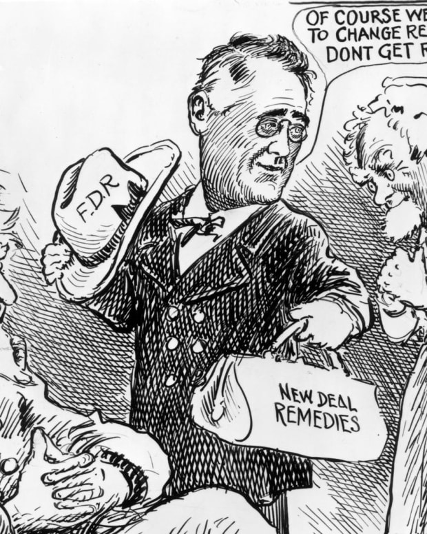 Franklin D Roosevelt Drawing Fine Art