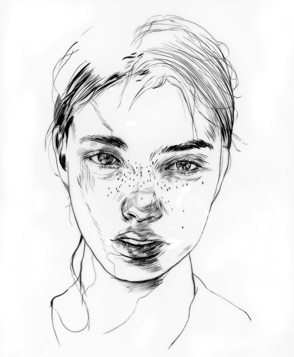 Freckles Drawing Amazing Sketch