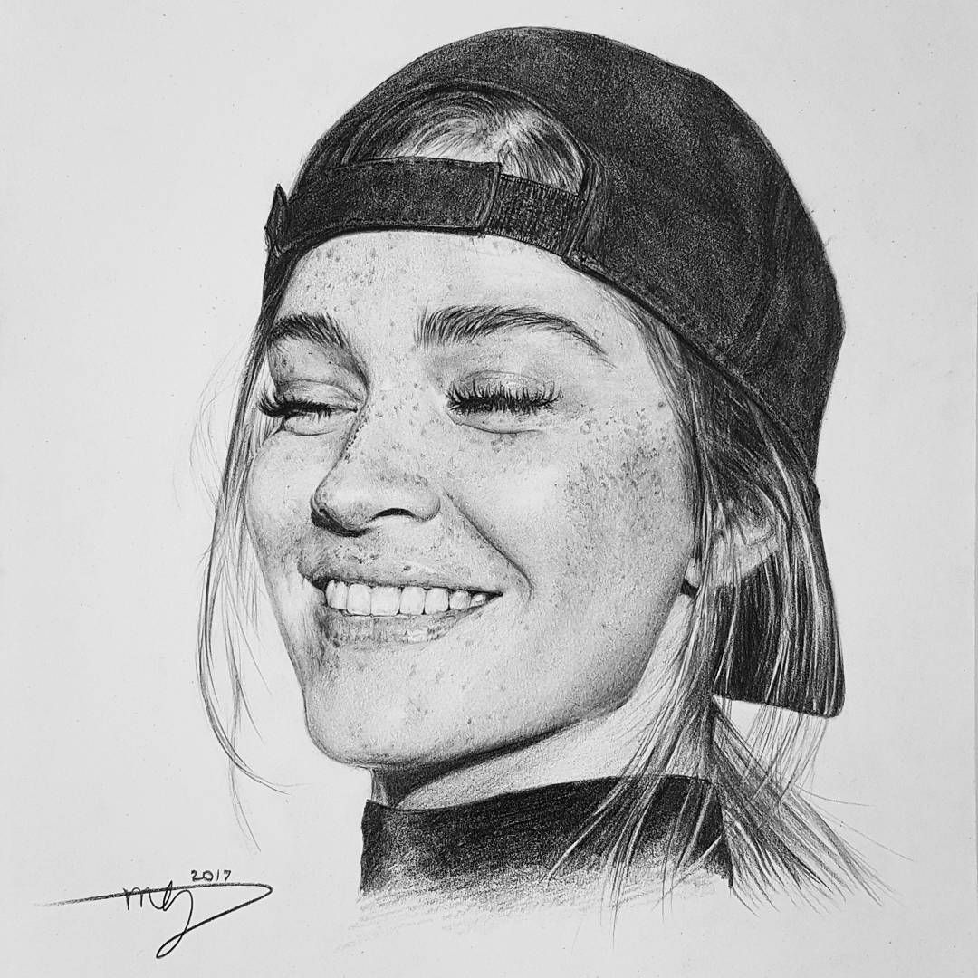 Freckles Drawing Beautiful Artwork