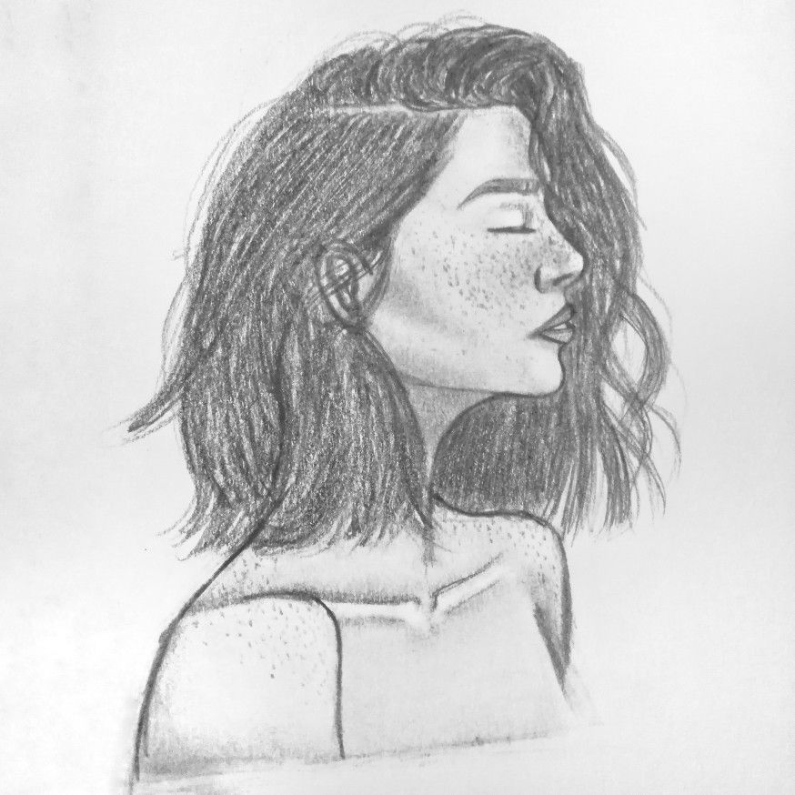 Freckles Drawing Detailed Sketch