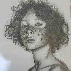 Freckles Drawing Hand drawn