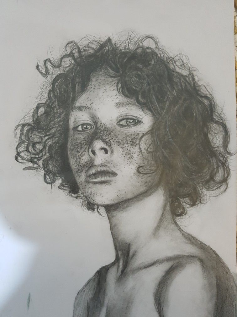 Freckles Drawing Hand drawn