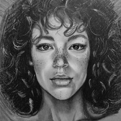 Freckles Drawing Photo