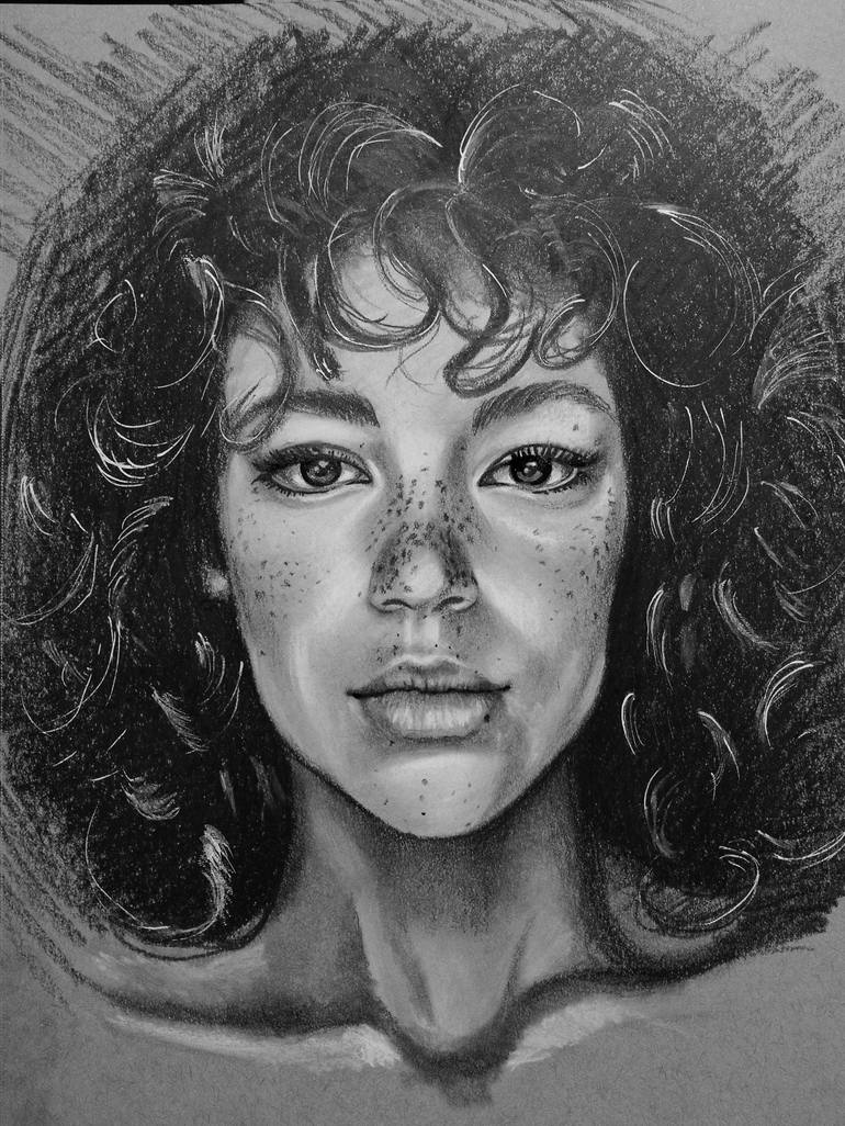 Freckles Drawing Photo